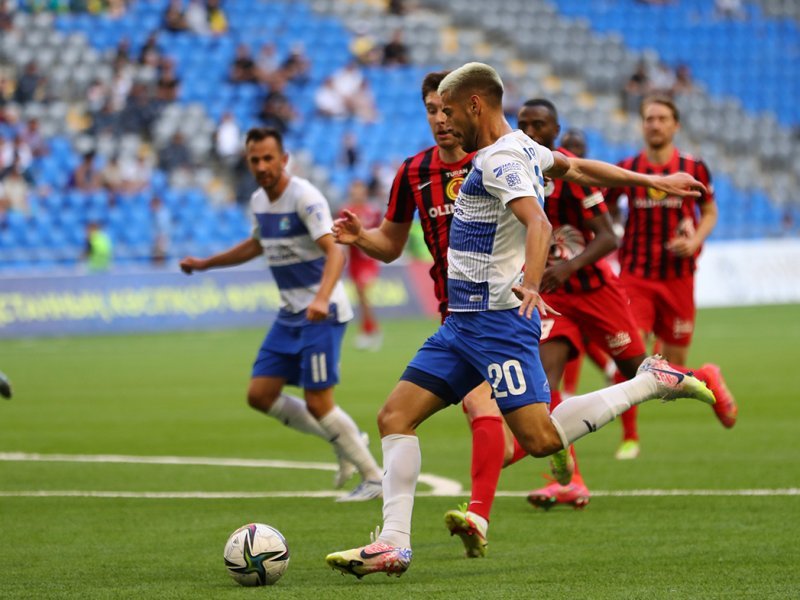 Konferencijska Nogometna Liga, 2. Pretkolo, Kyzylzhar - Osijek 1:2, 21. ...