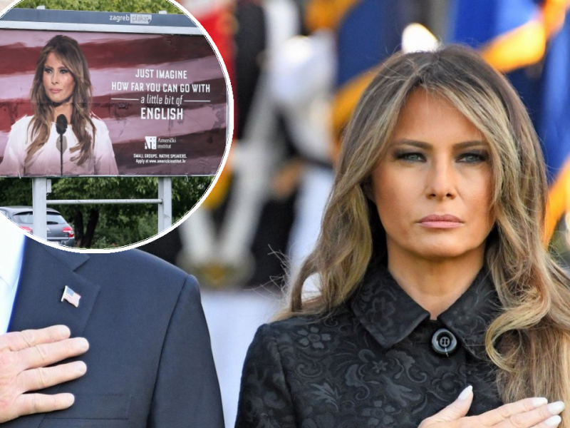 Bijesna Melania Trump: Zbog Plakata U Zagrebu Najavila Tužbe - Tportal