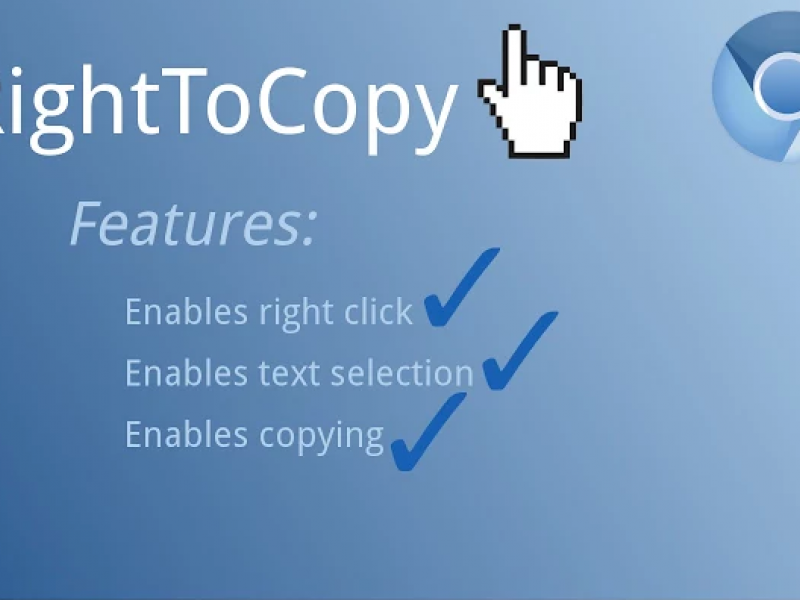 Absolute enable right click copy. Right click. Copy by click.