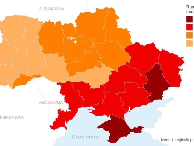 Karte Koje Otkrivaju Kako Je 'podijeljena' Ukrajina - Tportal