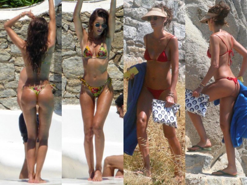 Izabel Goulart na Mikonosu