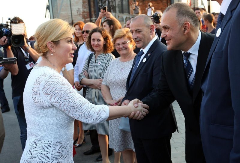 Predsjednica Kolinda Grabar-Kitarović na otvorenju Muzeja Domovinskog rata