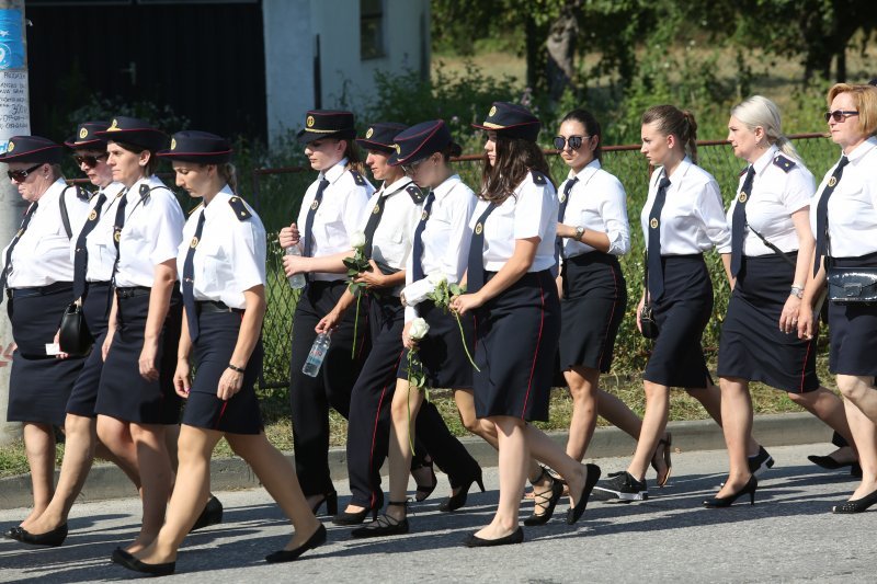 Oproštaj od vatrogasca Ivana Galekovića