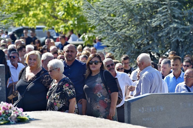 Pokop Blagice Bandić, majke zagrebačkog gradonačelnika Milana Bandića