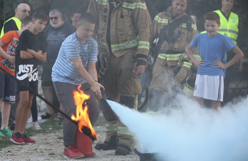 Pokazna vježba u Splitu