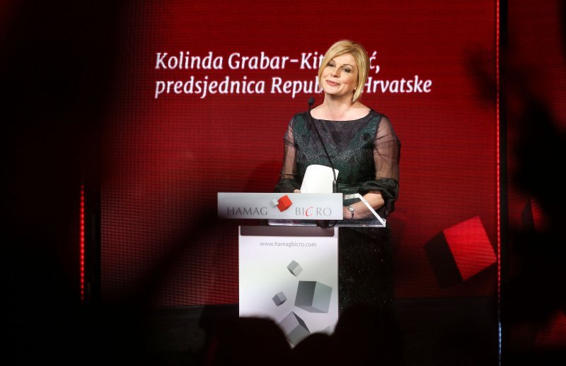 Predsjednica Kolinda Grabar-Kitarović na proslavi 25 godina poslovanja Hrvatske agencije HAMAG-BICRO