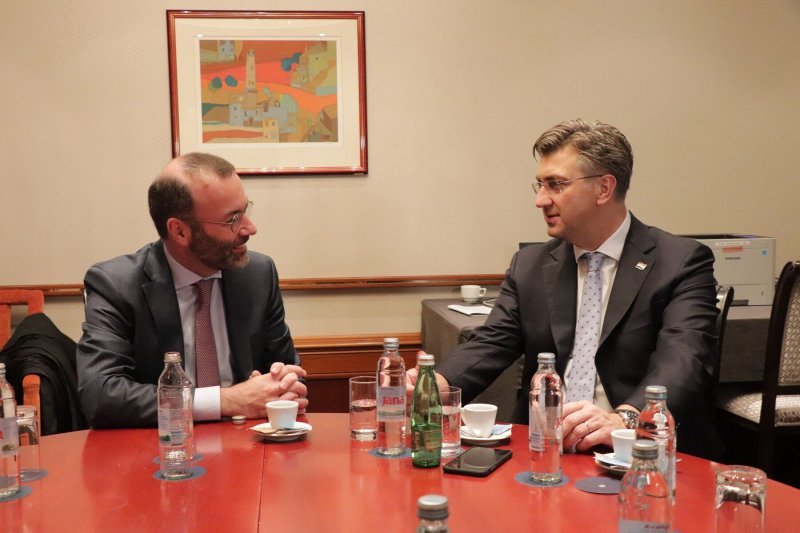 Andrej Plenković i Manfred Weber, bivši Spitzenkandidat Europske pučke stranke