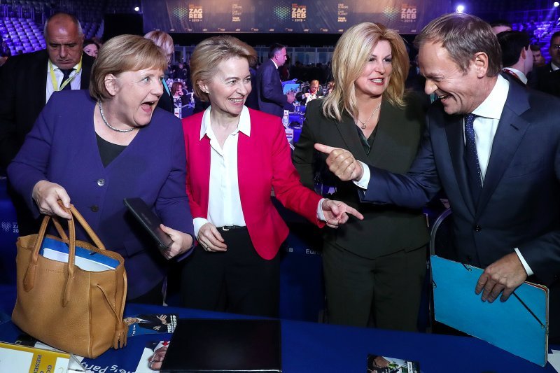 Angela Merkel, Ursula von der Leyer, Kolinda Grabar Kitarović i Donald Tusk