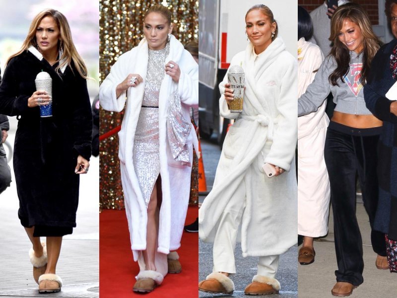 Jennifer Lopez u UGG šlapicama