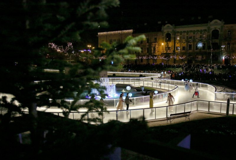 Orašar u Ledenom kraljevstvu otvorio Ledeni park na Zrinjevcu