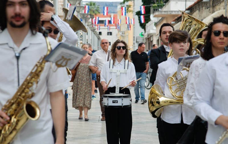 Split: Dan državnosti obilježen promenadnim koncertom Gradske glazbe