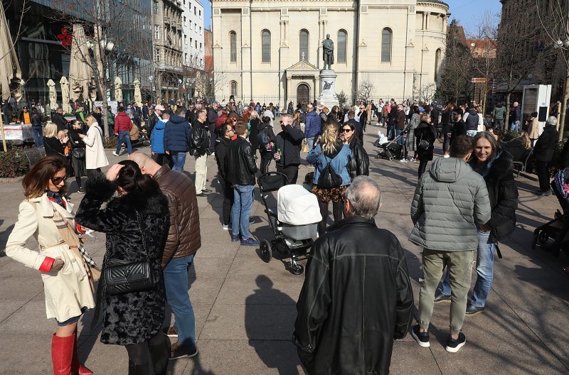 Zagreb: Sunčano i toplo vrijeme u centru grada