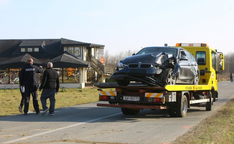 Prevrtanje automobila u Pisarovini