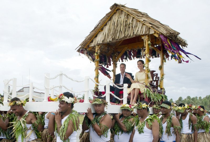 Kate Middleton i princ William - Tuvalu 2012.