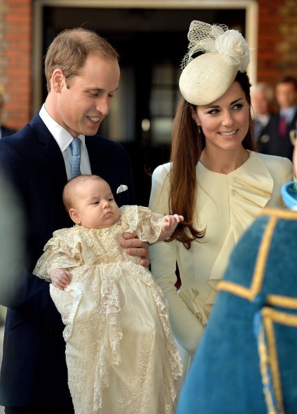 Kate Middleton i princ William - krštenje princa Georgea 2013.