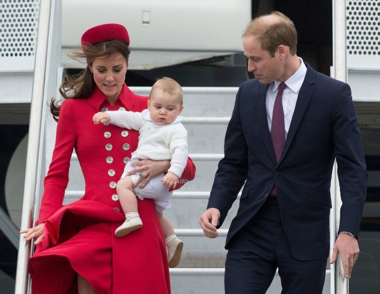 Kate Middleton, princ William, princ George - Novi Zeland 2014.