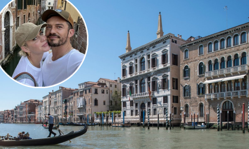 Katy Perry i Orlando Bloom; hotel Aman Venice