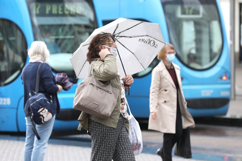 Promjena vremena s kišom stigla u Zagreb