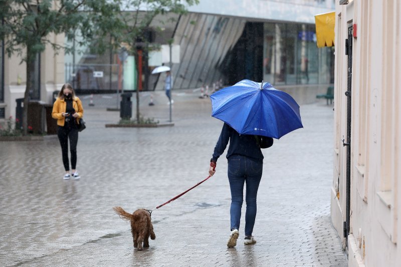 Promjena vremena s kišom stigla u Zagreb