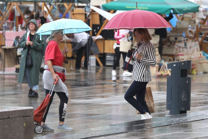 Promjena vremena s kišom stigla u Zagreb