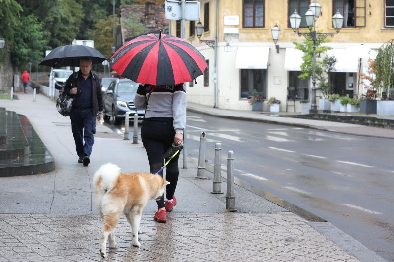 Promjena vremena s kišom stigla u Zagreb