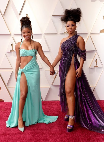 Halle Bailey i Chloe Bailey u haljinama Roberta Cavallija