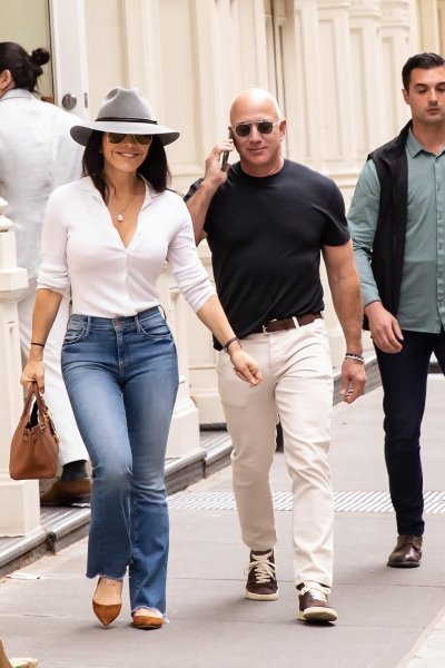 Lauren Sanchez i Jeff Bezos