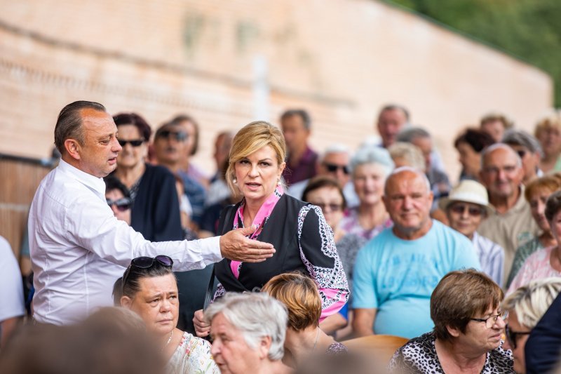 Bivša predsjednica Kolinda Grabar-Kitarović u Mariji Bistrici