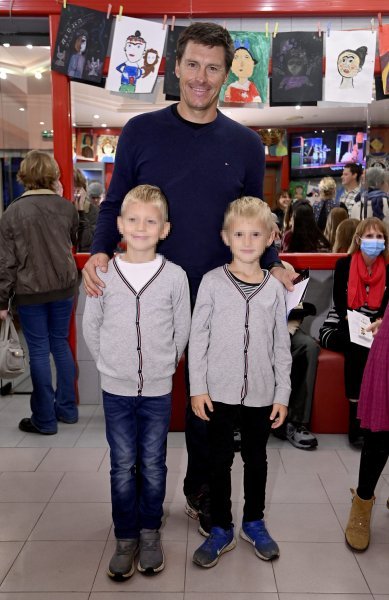 Ivica Kostelić sa sinovima Ivanom i Leonom