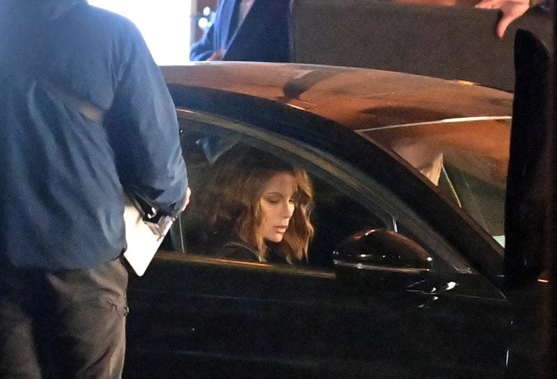 Kate Beckinsale na snimanju noćnih scena u Zagrebu