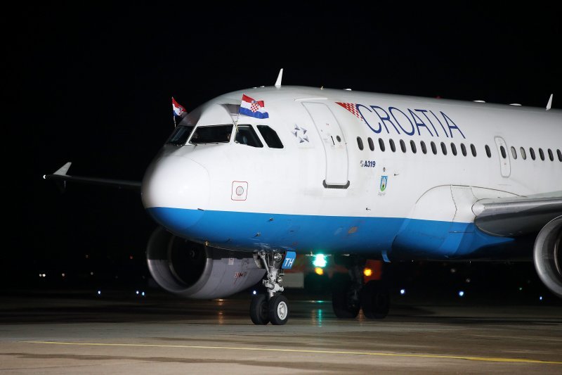 Dolazak Vatrenih na zagrebački aerodrom