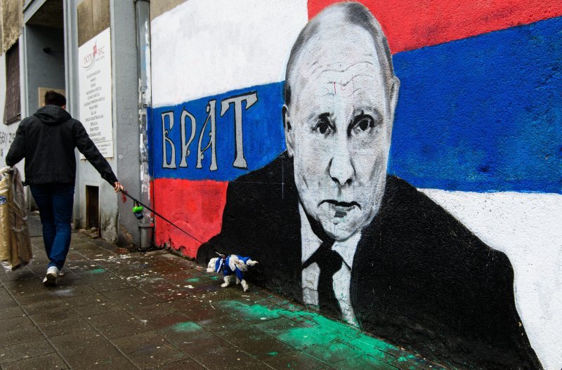 Grafit Vladimira Putina u Beogradu