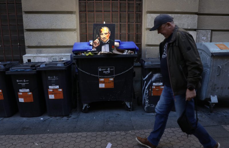 Kante za otpad u centru Zagreba