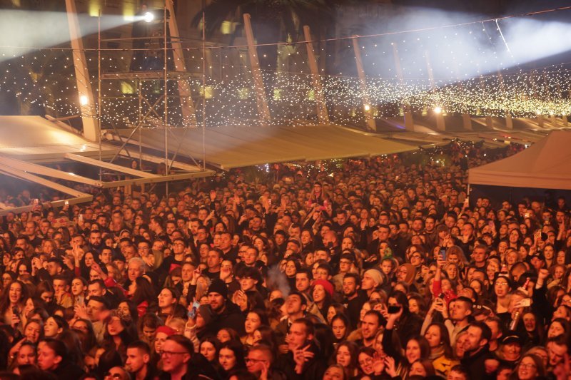 Severina i doček nove 2023. u Splitu