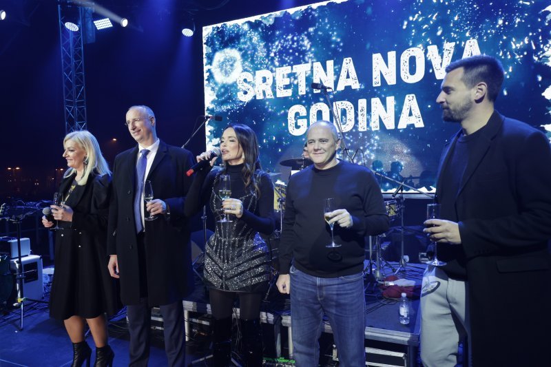 Severina i doček nove 2023. u Splitu