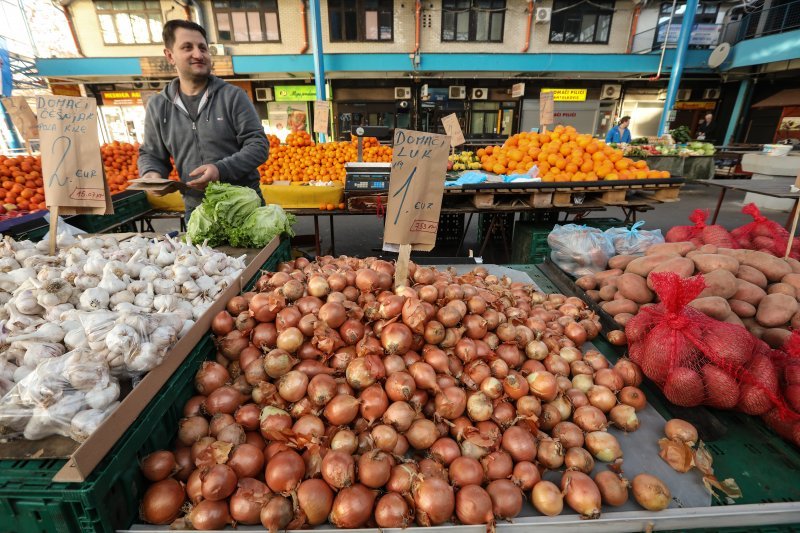 Cijene u eurima na tržnicama diljem Hrvatske