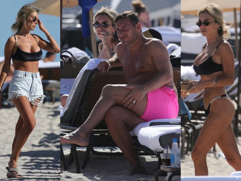 Francesco Totti s djevojkom na plaži