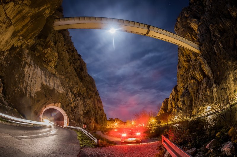 Pogled na Kanjon Cetine i novi most