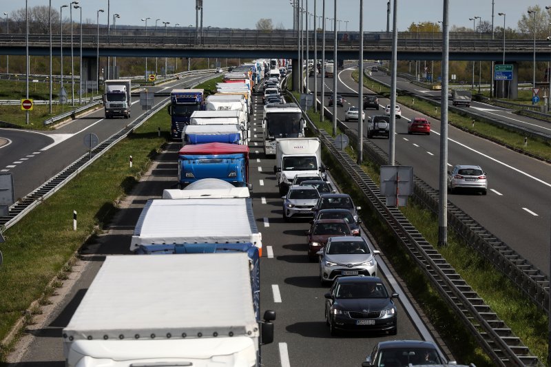 Kilometarske kolone na zagrebačkoj obilaznici