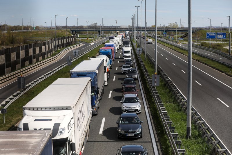 Kilometarske kolone na zagrebačkoj obilaznici