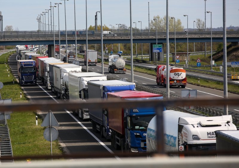 Kilometarske kolone na zagrebačkoj obilaznici