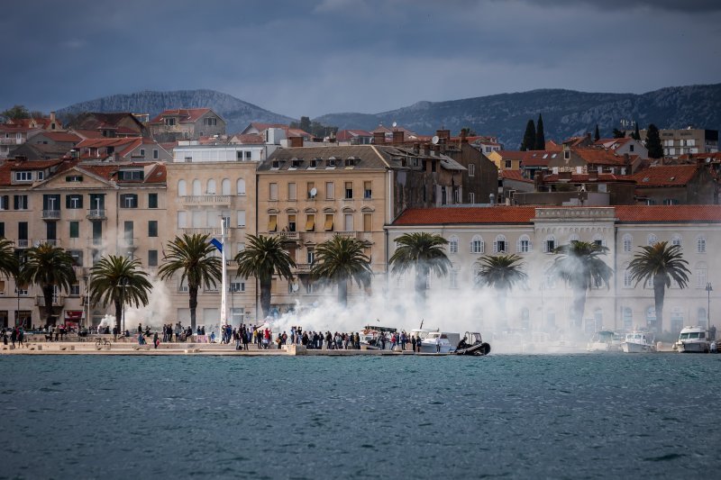 Doček juniora iz zraka