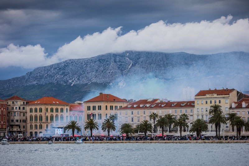 Doček juniora iz zraka