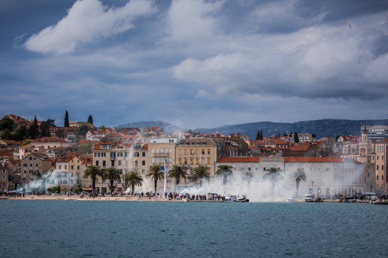 Doček juniora iz zraka