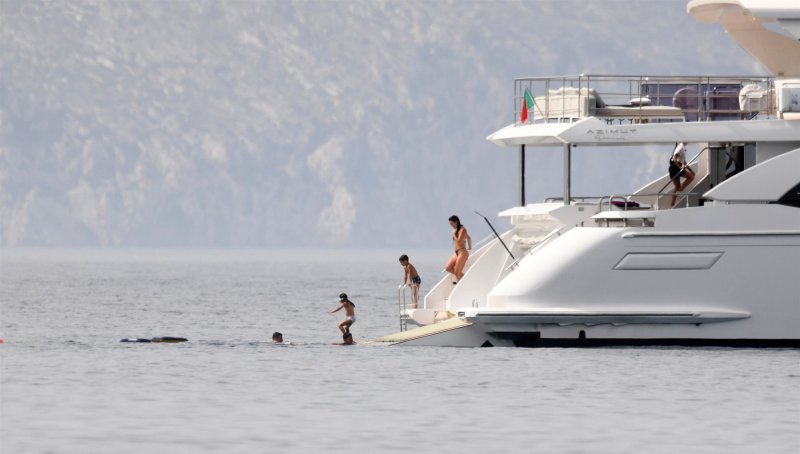 Georgina Rodriguez i Cristiano Ronaldo na Sardiniji