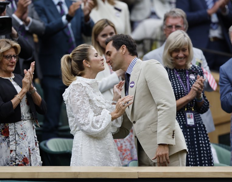 Mirka i Roger Federer