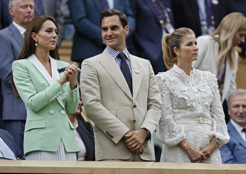 Kate Middleton, Mirka i Roger Federer