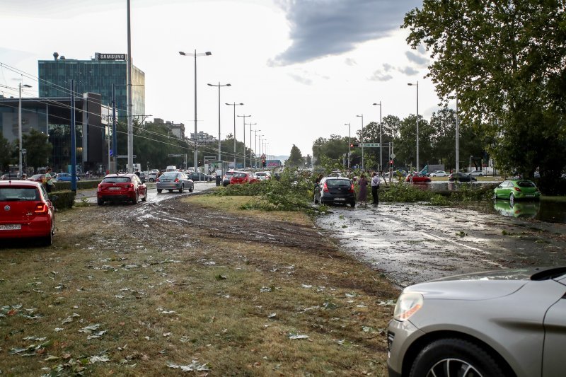 Posljedice nevremena u Zagrebu