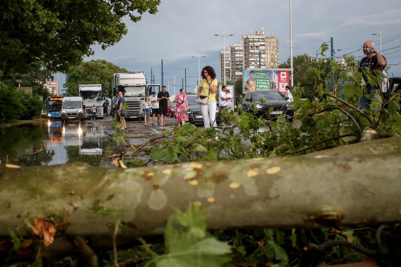 Posljedice nevremena u Zagrebu