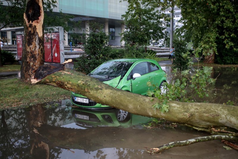 Posljedice nevremena u Zagrebu